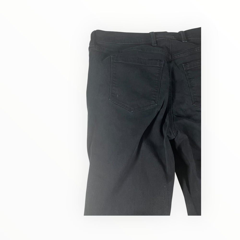 Eddie Bauer Women's Black Curvy Fit Straight Leg Jeans Size 14 - Picture 14 of 16